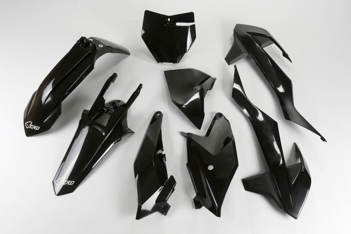Plastic Kit black for Ktm SX 85 (2018-24) - REPLICA PLASTICS - KTKIT519-001 - Ufo Plast