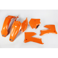 Plastic Kit orange for Ktm SX 250/XC 250 (2005-06) - SX 125/XC 125 (2005-06) - SX-F 250/XCF 250 (2005-06) - REPLICA PLASTICS ...