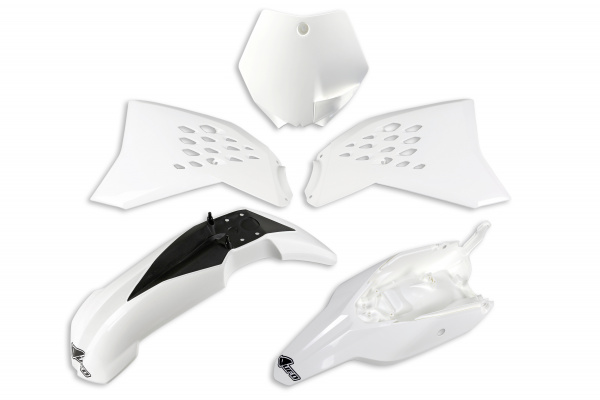 Plastic kit Ktm - white 047 - REPLICA PLASTICS - KTKIT525-047 - UFO Plast