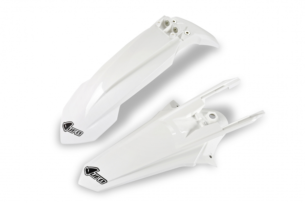 Fenders Kit white for Ktm SX 85 (2018-24) - REPLICA PLASTICS - KTFK519-047 - Ufo Plast