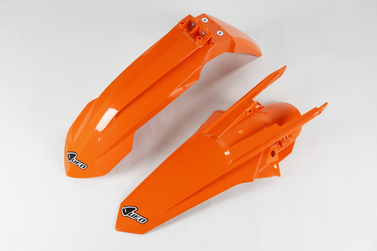 Fenders Kit OEM Color for Ktm EXC 125/XC W125 - EXC 150/XC W150 / XC W150TPI - EXC 250/XC W250 - EXC-F 250/XCF W250 - EXC 30....