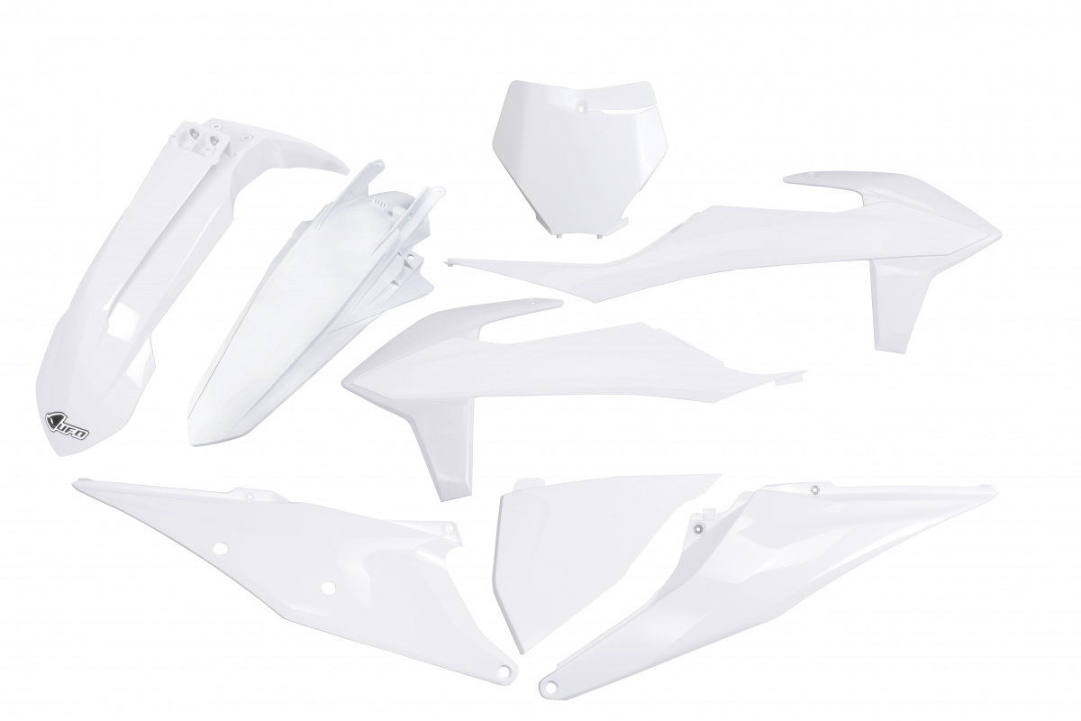 Complete body kit - white 20-21 - Ktm - REPLICA PLASTICS - KTKIT522-042 - UFO Plast