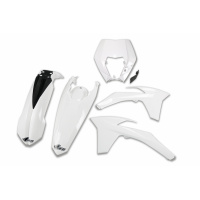 Plastic Kit white for Ktm EXC 125/XC W125 - EXC 200 - EXC 250/XC W250 - EXC-F 250/XCF W250 - EXC 300/XC W300 - EXC-F 350/XCF....