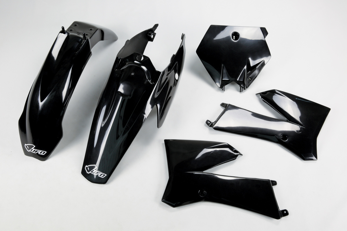 Plastic Kit black for Ktm SX 85 (2006-12) - REPLICA PLASTICS - KTKIT505-001 - Ufo Plast