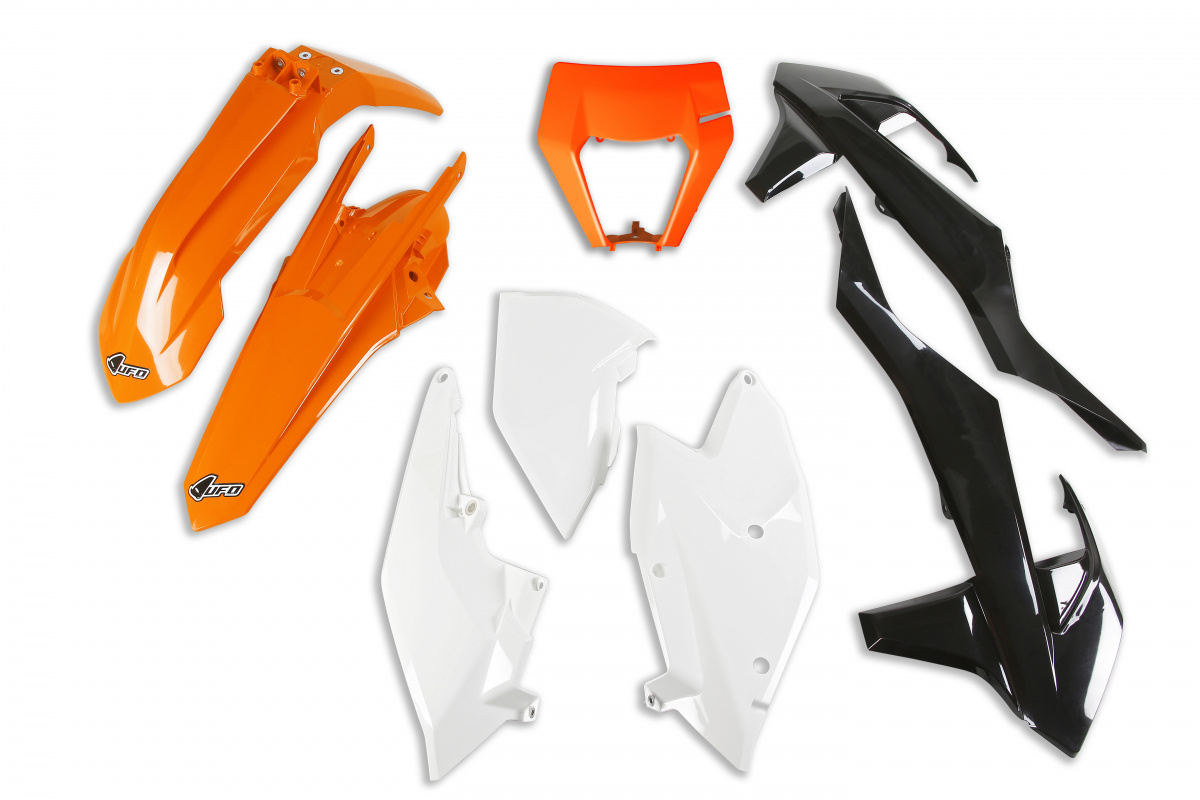 Plastic Kit OEM Color 18 for Ktm EXC 125/XC W125 - EXC 150/XC W150 / XC W150TPI - EXC 250/XC W250 - EXC-F 250/XCF W250 - EXC....