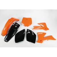 Plastic Kit OEM Color for Ktm SX 250/XC 250 (2001-02) - SX 125/XC 125 (2001-02) - SX 400 (2001-02) - REPLICA PLASTICS - KTKIT...