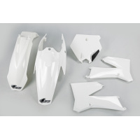 Plastic Kit white for Ktm SX 85 (2006-12) - REPLICA PLASTICS - KTKIT505-047 - Ufo Plast