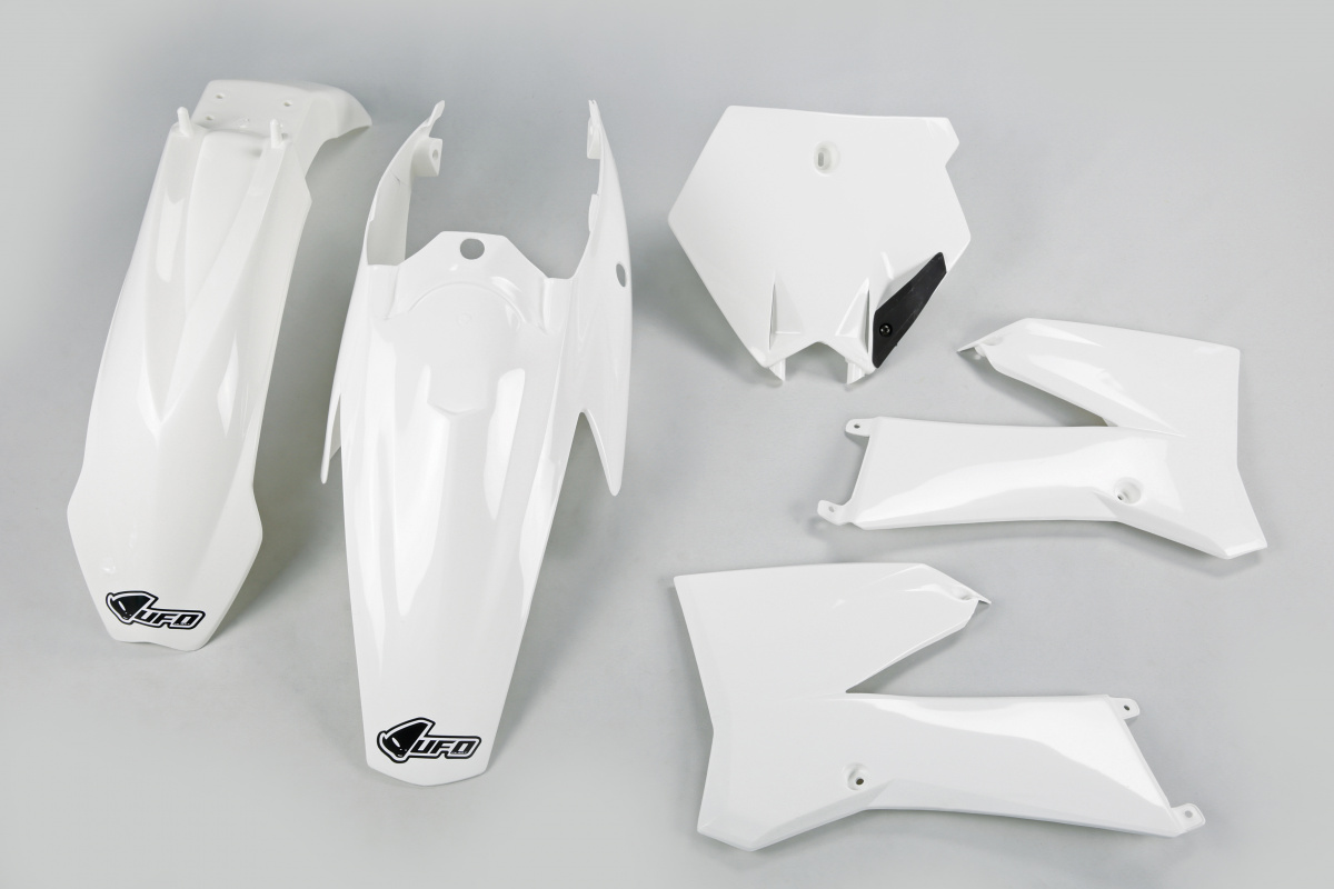 Plastic Kit white for Ktm SX 85 (2006-12) - REPLICA PLASTICS - KTKIT505-047 - Ufo Plast