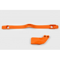 Chain Guide + Swingarm Chain Slider orange for Ktm SX 250/XC 250 - SX 125/XC 125 - EXC 125/XC W125 - EXC 200 - EXC 250/XC W2....