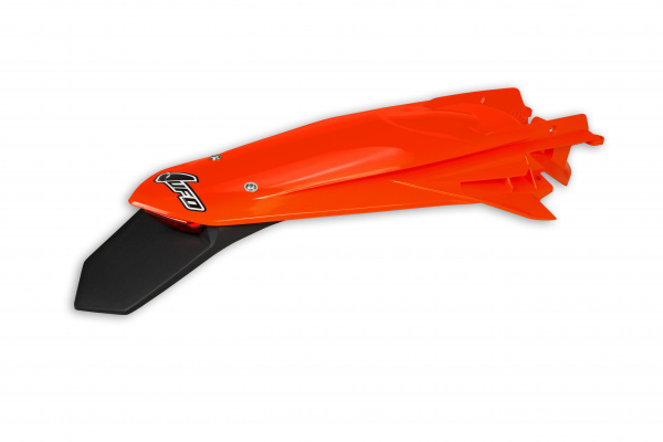 Rear fender / Enduro LED - neon orange - Ktm - REPLICA PLASTICS - KT04097-FFLU - UFO Plast