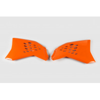 Radiator Covers orange for Ktm SX 65 (2009-15) - REPLICA PLASTICS - KT04009-127 - Ufo Plast