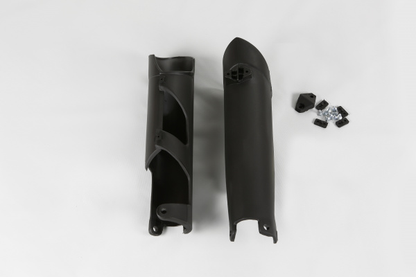 Fork slider protectors - black - Ktm - REPLICA PLASTICS - KT04002-001 - UFO Plast