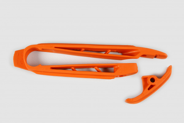 Swingarm chain slider - orange 127 - Ktm - REPLICA PLASTICS - KT03096-127 - UFO Plast