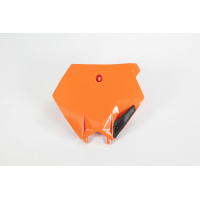 Front number plate - orange 127 - Ktm - REPLICA PLASTICS - KT03075-127 - UFO Plast