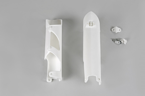 Fork slider protectors - white 047 - Ktm - REPLICA PLASTICS - KT04002-047 - UFO Plast