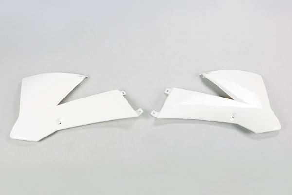 Radiator covers - white 047 - Ktm - REPLICA PLASTICS - KT03079-047 - UFO Plast