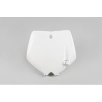 Front Number Plate white for Ktm SX 65 (2002-08) - REPLICA PLASTICS - KT03071-047 - Ufo Plast