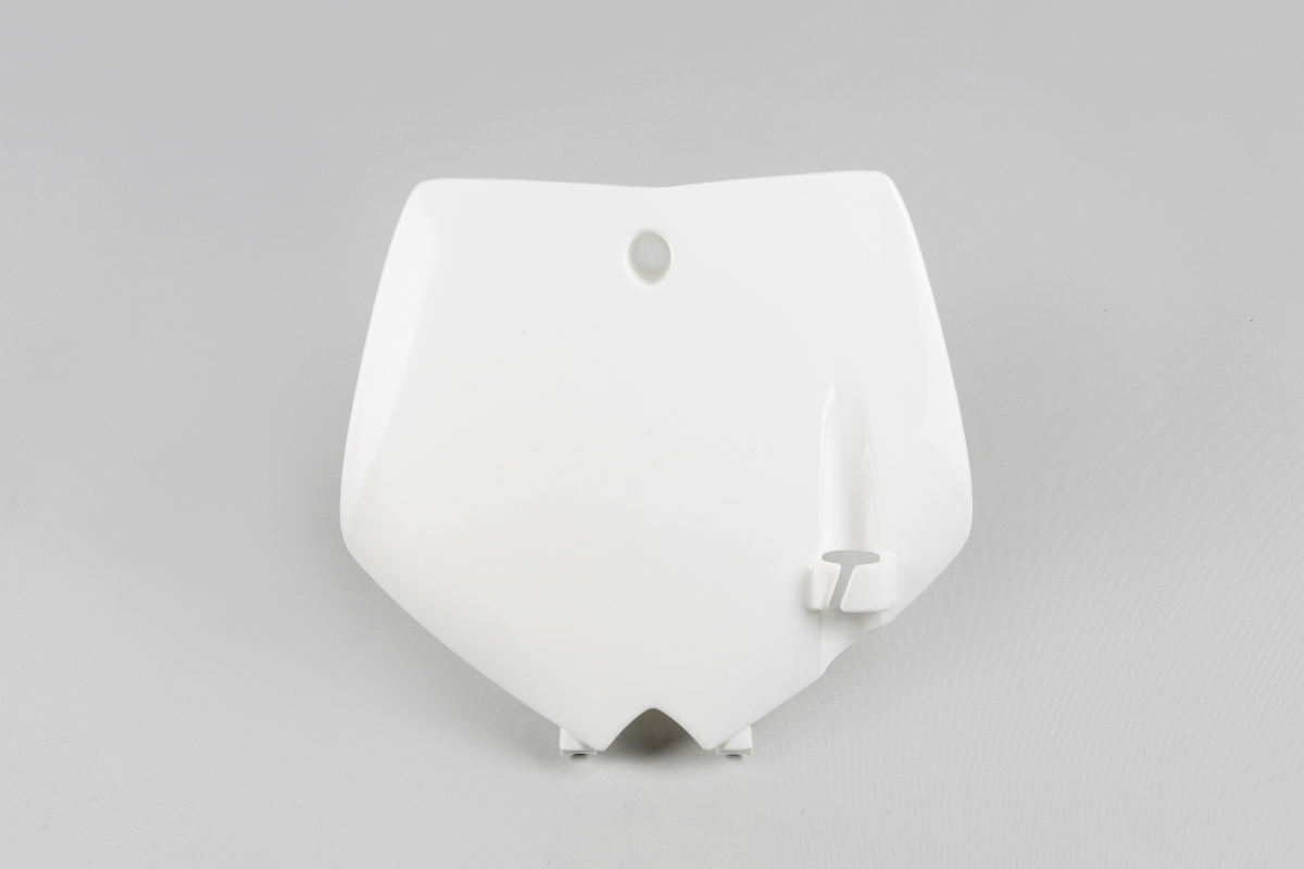 Front Number Plate white for Ktm SX 65 (2002-08) - REPLICA PLASTICS - KT03071-047 - Ufo Plast