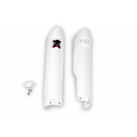 Fork Slider Protector + Quick Starter white 20-25 for Ktm SX 250/XC 250 - SX 125/XC 125 - SX 150 - SX-F 350/XCF 350 - SX-F 4.... Fork Slider Protector + Quick Starter white 20-25 for Ktm SX 250/XC 250 - SX 125/XC 125 - SX 150 - SX-F 350/XCF 350 - SX-F 4....