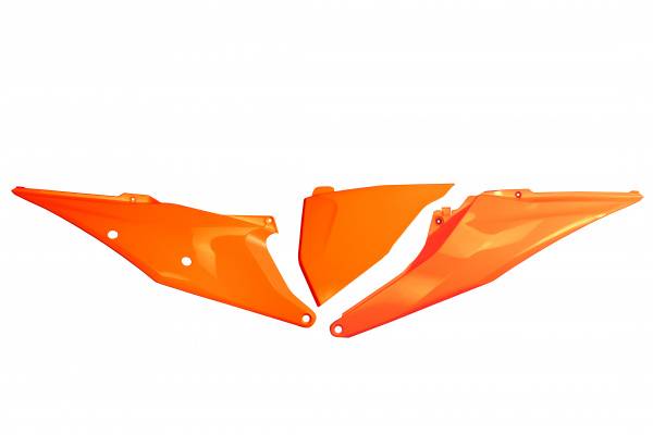 Side panels - neon orange - Ktm - REPLICA PLASTICS - KT04093-FFLU - UFO Plast