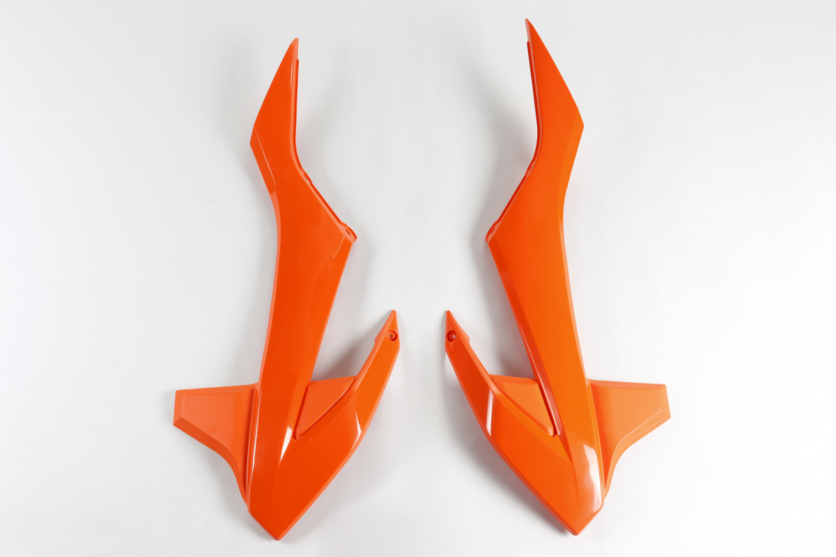Radiator Covers orange for Ktm SX 85 (2018-24) - REPLICA PLASTICS - KT04085-127 - Ufo Plast