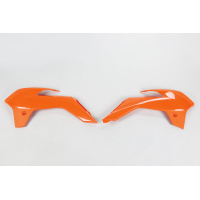 Radiator covers - orange 127 - Ktm - REPLICA PLASTICS - KT04042-127 - UFO Plast