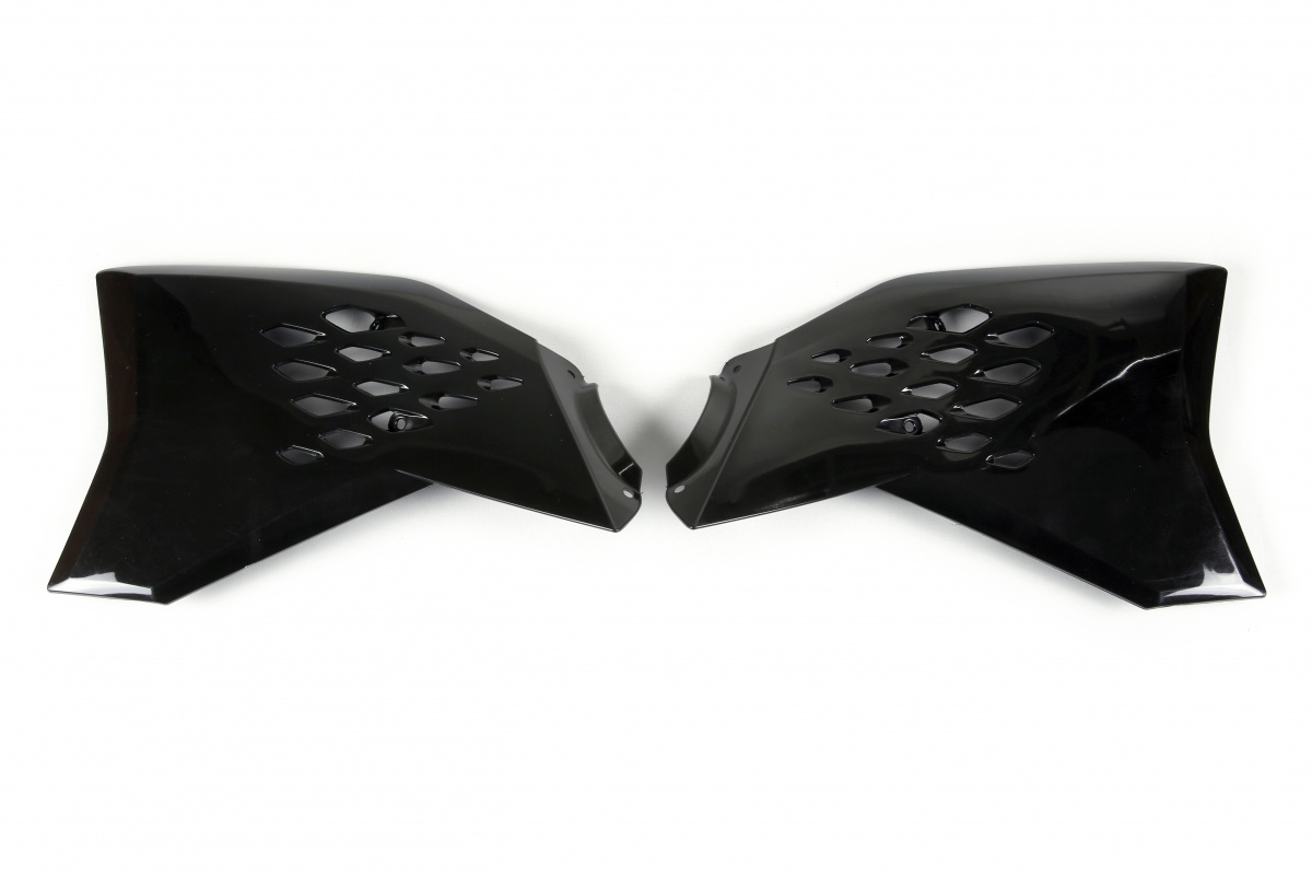 Radiator Covers black for Ktm SX 65 (2009-15) - REPLICA PLASTICS - KT04009-001 - Ufo Plast