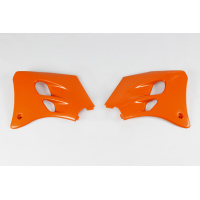 Radiator covers - orange 127 - Ktm - REPLICA PLASTICS - KT03051-127 - UFO Plast