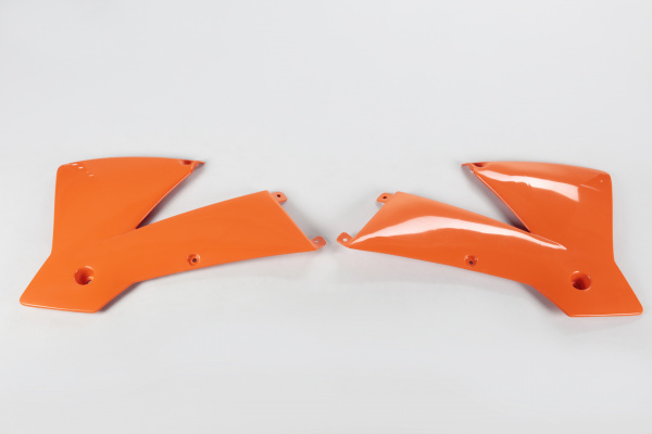 Radiator covers / SX - orange 127 - Ktm - REPLICA PLASTICS - KT03065-127 - UFO Plast