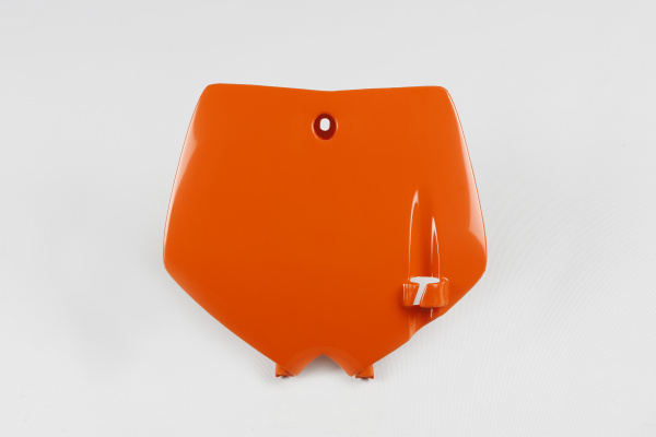 Front number plate - orange 127 - Ktm - REPLICA PLASTICS - KT03071-127 - UFO Plast