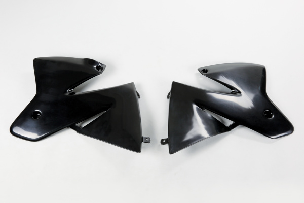 Radiator covers - black - Ktm - REPLICA PLASTICS - KT03040-001 - UFO Plast