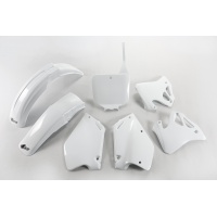 Plastic Kit white for Honda CR 125 (1995-97) - CR 250 (1995-96) - REPLICA PLASTICS - HOKIT095-041 - Ufo Plast