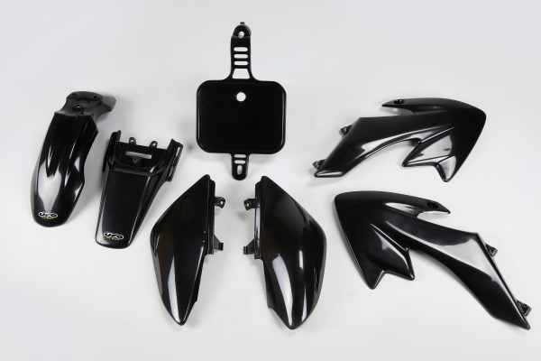 Kit - black - Honda - REPLICA PLASTICS - HO36004-001 - UFO Plast