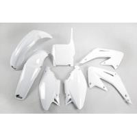 Plastic Kit white for Honda CR 125 (2005-07) - CR 250 (2005-07) - REPLICA PLASTICS - HOKIT103-041 - Ufo Plast Plastic Kit white for Honda CR 125 (2005-07) - CR 250 (2005-07) - REPLICA PLASTICS - HOKIT103-041 - Ufo Plast