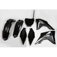 Plastic kit Honda - black - REPLICA PLASTICS - HOKIT120-001 - UFO Plast