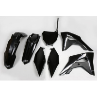 Plastic Kit black for Honda CRF 250RX (2019-21) - CRF 450RX (2017-20) - REPLICA PLASTICS - HOKIT120-001 - Ufo Plast