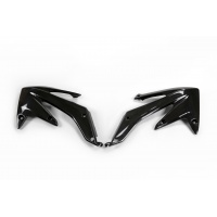 Radiator Covers black for Honda CRF 450R (2005-08) - REPLICA PLASTICS - HO03655-001 - Ufo Plast