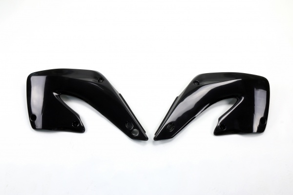 Radiator covers - black - Honda - REPLICA PLASTICS - HO03664-001 - UFO Plast