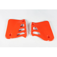 Radiator Covers orange CR 90 for Honda CR 125 (1985-87) - REPLICA PLASTICS - HO02602-121 - Ufo Plast Radiator Covers orange CR 90 for Honda CR 125 (1985-87) - REPLICA PLASTICS - HO02602-121 - Ufo Plast