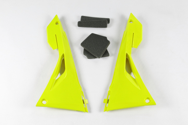 Mixed spare parts / Airbox cover - neon yellow - Honda - REPLICA PLASTICS - HO04685-DFLU - UFO Plast