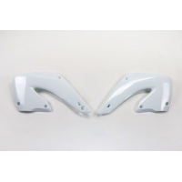 Radiator covers - white 041 - Honda - REPLICA PLASTICS - HO03664-041 - UFO Plast