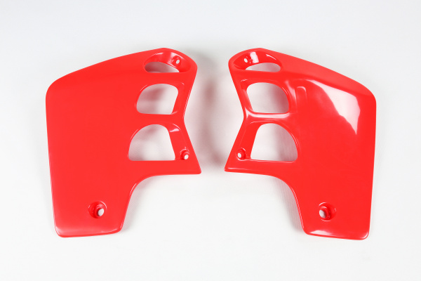 Radiator covers - red 070 - Honda - REPLICA PLASTICS - HO02620-070 - UFO Plast