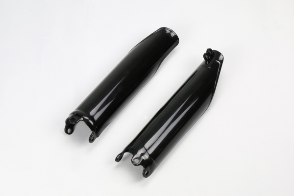 Fork slider protectors - black - Honda - REPLICA PLASTICS - HO04640-001 - UFO Plast