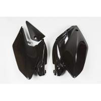 Side panels - black - Honda - REPLICA PLASTICS - HO03647-001 - UFO Plast