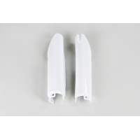 Fork slider protectors - white 041 - Honda - REPLICA PLASTICS - HO03672-041 - UFO Plast