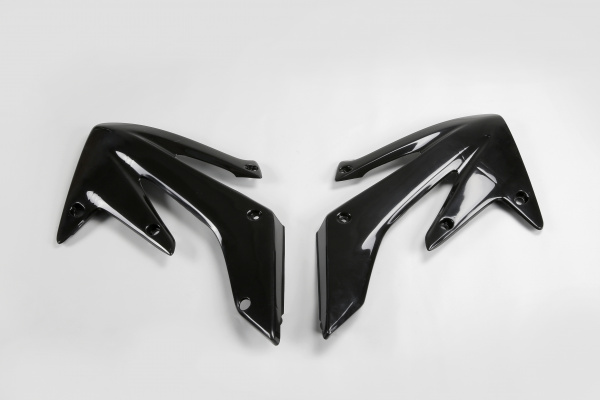 Radiator covers - black - Honda - REPLICA PLASTICS - HO03634-001 - UFO Plast