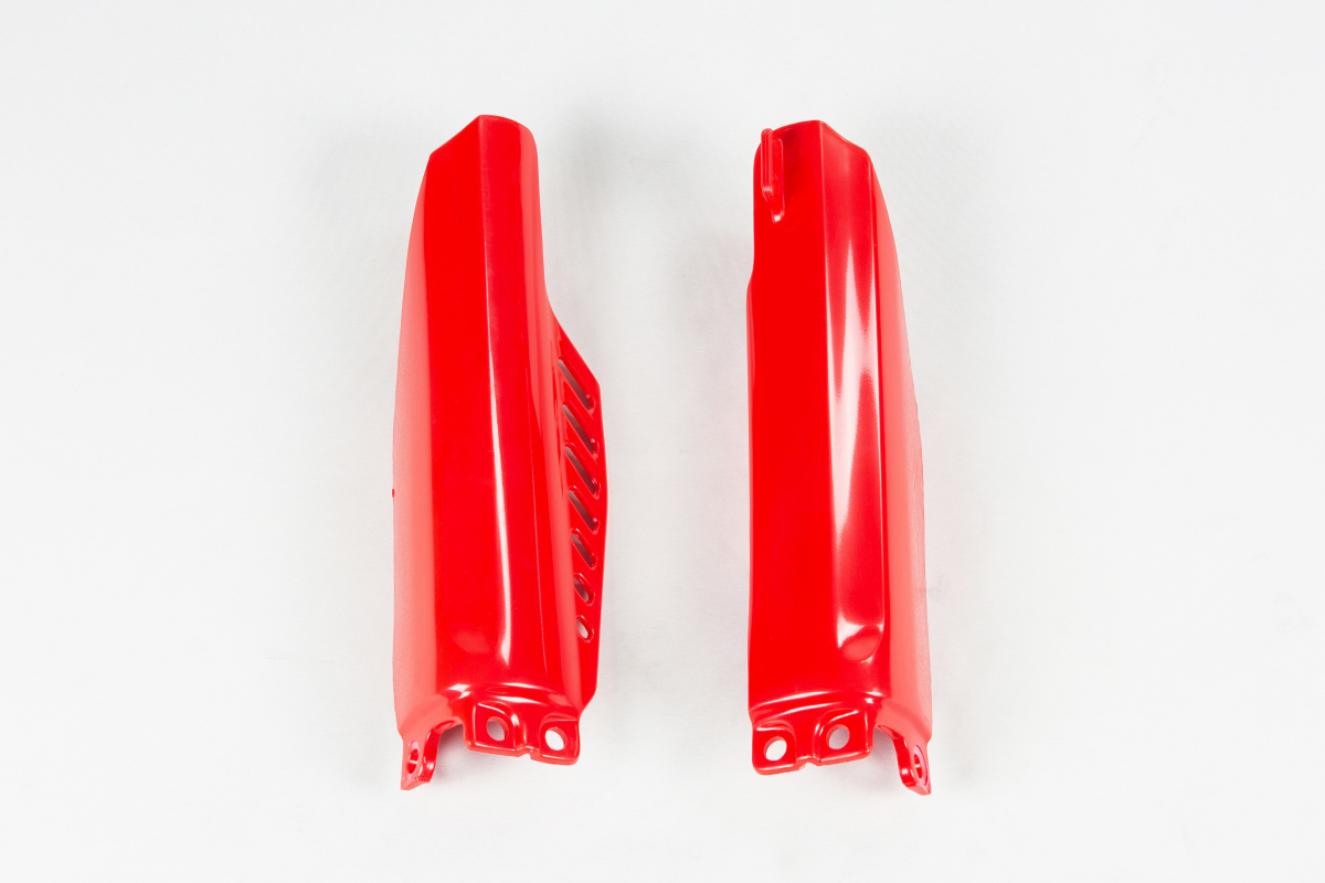 Fork slider protectors - red 070 - Honda - UFO Plast