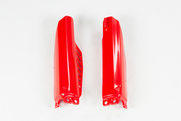 Fork slider protectors - red 070 - Honda - REPLICA PLASTICS - HO04612-070 - UFO Plast