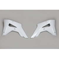 Radiator Covers white for Honda CRF 250RX (2019-21) - CRF 450RX (2017-20) - REPLICA PLASTICS - HO04683-041 - Ufo Plast