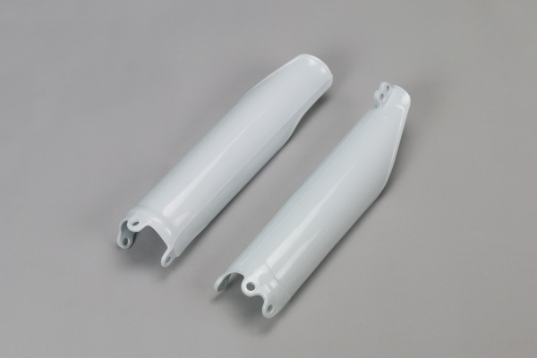 Fork slider protectors - white 041 - Honda - REPLICA PLASTICS - HO04640-041 - UFO Plast